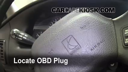 2000 Saturn SL 1.9L 4 Cyl. Compruebe la luz del motor Diagnosticar